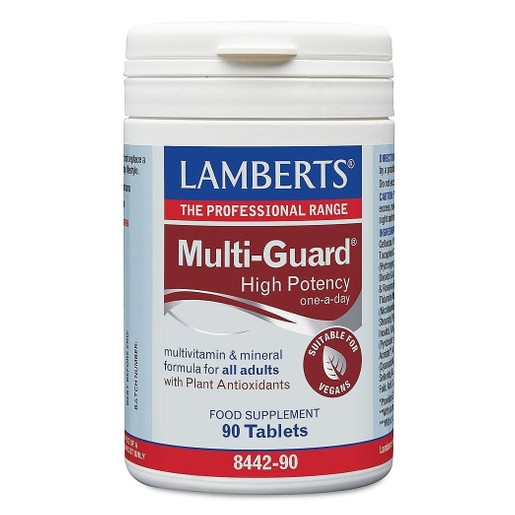 Lamberts Multi-Guard High Potency Multivitamin & Mineral Formula 90tabs Lamberts Multi-Guard High Potency Multivitamin & Mineral Formula 90tabs