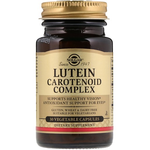 Solgar Lutein Carotenoid Complex 30 veg.caps Solgar Lutein Carotenoid Complex 30 veg.caps