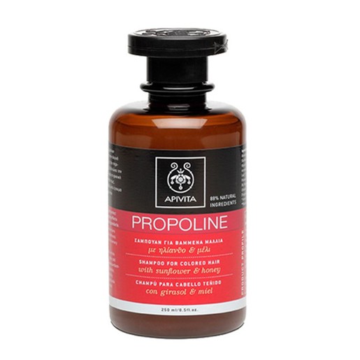 Apivita Propoline Σαμπουάν Για Βαμμένα Μαλλιά Με Μέλι & Ηλίανθο 250ml Apivita Propoline Σαμπουάν Για Βαμμένα Μαλλιά Με Μέλι & Ηλίανθο 250ml