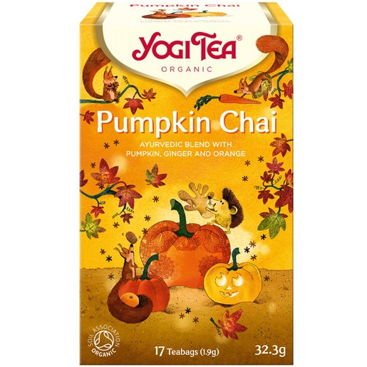 Yogi Tea Pumpkin Chai 17 Teabags (17 Φακελάκια x 1,9g)