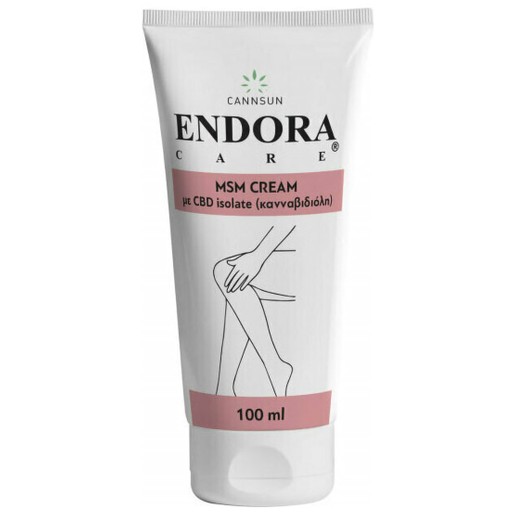 Cannsun Endora Care MSM Cream with CBD Isolate 100ml Cannsun Endora Care MSM Cream with CBD Isolate 100ml