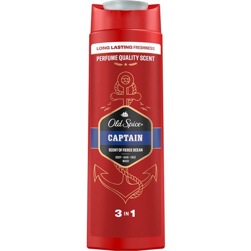 Old Spice Captain Shower & Shampoo 400ml