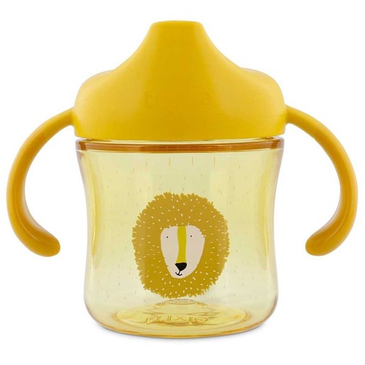 Trixie Sippy Cup With Handles 4m+ Mr. Lion 200ml - Μουσταρδί
