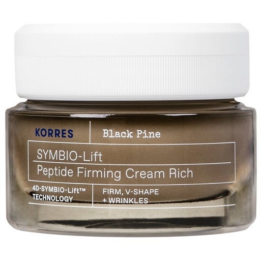 Korres Black Pine Symbio-Lift Peptide Firming Rich Face Cream 40ml