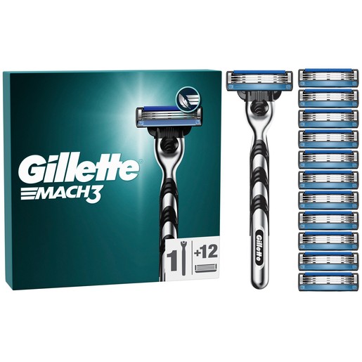 Gillette Mach3 Men\'s BladeRazor System Value Pack