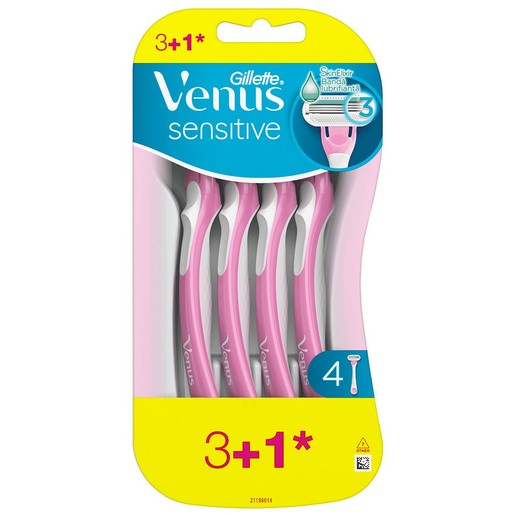 Gillette Venus Sensitive 4 Τεμάχια