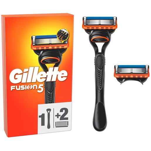 Gillette Fusion5 Male Premium BladeRazor System 1 Τεμάχιο & Ανταλλακτική Κεφαλή Ξυρίσματος 1 Τεμάχιο