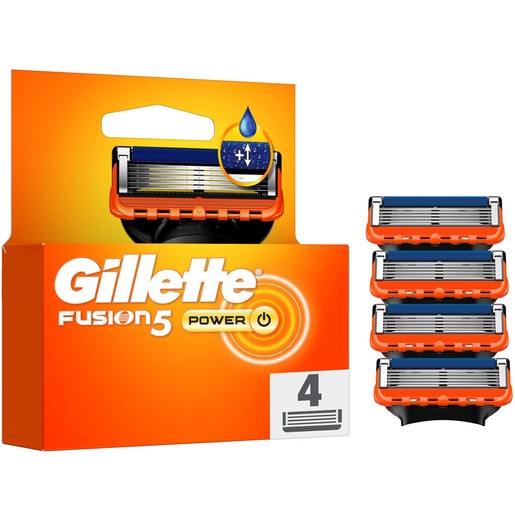 Gillette Fusion 5 Power 4 Τεμάχια