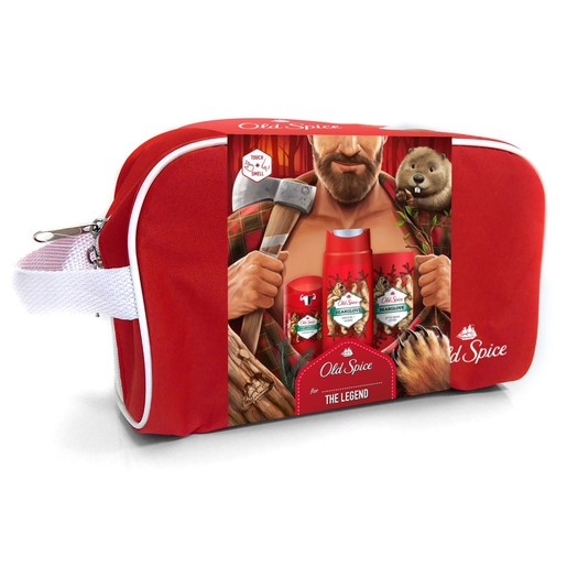 Old Spice Gift Bag Bearglove Deodorant Stick 50ml,Shower Gel & Shampoo 2 in 1, 250ml,After Shave Lotion 100ml & Δώρο Travel Bag Old Spice Gift Bag Bearglove Deodorant Stick 50ml,Shower Gel & Shampoo 2 in 1, 250ml,After Shave Lotion 100ml & Δώρο Travel Bag