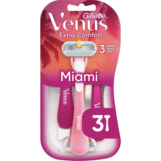 Gillette Venus Smooth Miami 2 Colors 3 Τεμάχια