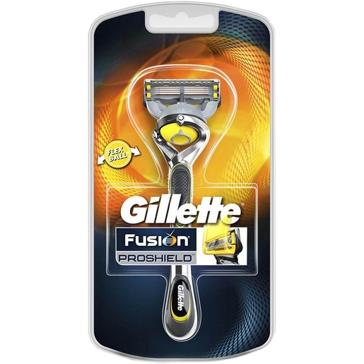 Gillette Fusion Proshield Ξυριστική Μηχανή με Κεφαλή 5 Λεπίδων & Λιπαντικές Ταινίες Πριν & Μετά Τις Λεπίδες 1 τεμάχιο Gillette Fusion Proshield Ξυριστική Μηχανή με Κεφαλή 5 Λεπίδων & Λιπαντικές Ταινίες Πριν & Μετά Τις Λεπίδες 1 τεμάχιο