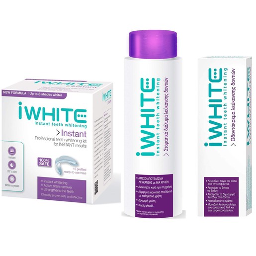 Gerolymatos Πακέτο Προσφοράς iWhite Set Μασελάκια10 τεμ +Στοματικό Διάλυμα 500ml + Οδοντόκρεμα 75ml Gerolymatos Πακέτο Προσφοράς iWhite Set Μασελάκια10 τεμ +Στοματικό Διάλυμα 500ml + Οδοντόκρεμα 75ml