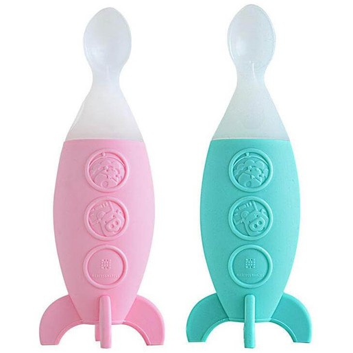 Marcus & Marcus Feeding Spoon Dispenser Κουτάλι Ρυθμιζόμενης Ροής Σιλικόνης FDA 6m+ 1 τεμάχιο Marcus & Marcus Feeding Spoon Dispenser Κουτάλι Ρυθμιζόμενης Ροής Σιλικόνης FDA 6m+ 1 τεμάχιο