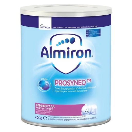 Nutricia Almiron Prosyneo TM Βρεφικό Γάλα που Μειώνει το Ρίσκο Εμφάνισης Αλλεργίας, από τη Γέννηση 400g
