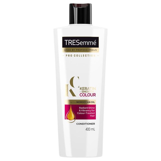 TRESemme Keratin Smooth Colour Conditioner With Moroccan Oil Κρέμα Μαλλιών για Λάμψη στα Βαμμένα Μαλλιά 400ml TRESemme Keratin Smooth Colour Conditioner With Moroccan Oil Κρέμα Μαλλιών για Λάμψη στα Βαμμένα Μαλλιά 400ml