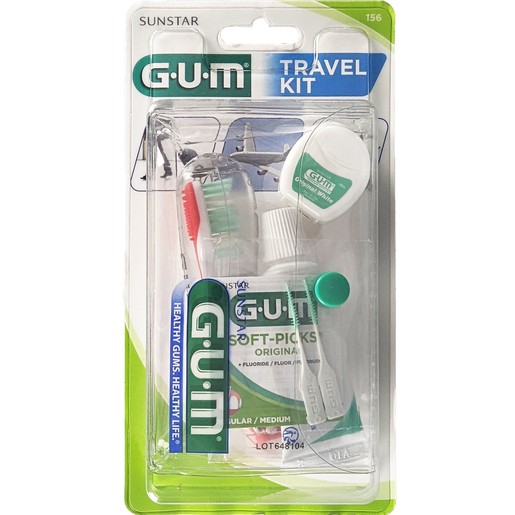 Gum Travel Kit 1 Τεμάχιο Κωδ 156 - Κόκκινο
