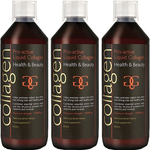 Σετ Collagen ProActive Πόσιμο Κολλαγόνο 1800ml (3x600ml) - 3 Λεμόνι