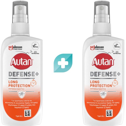 Σετ Autan Defense Long Protection 200ml (2x100ml)