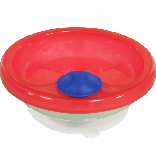 Mam Primamma Temperature Preservation Plate with Support Suction Cup 6m+ Κόκκινο 1 Τεμάχιο, Κωδ 840U1