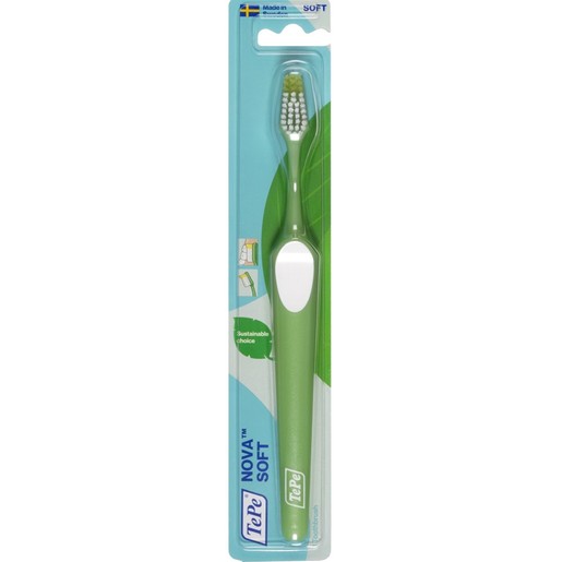 Tepe Nova Soft Toothbrush Πράσινο 1 Τεμάχιο