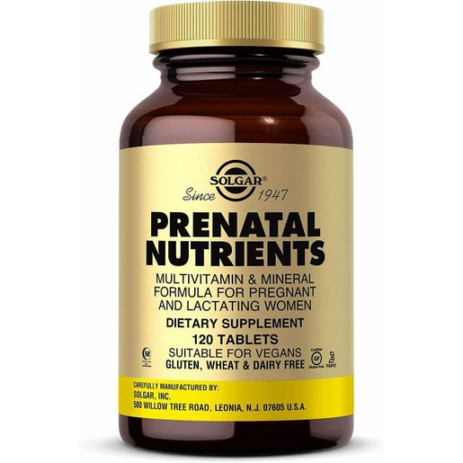 Solgar Prenatal Nutrients - 120 Tabs Solgar Prenatal Nutrients - 120 Tabs
