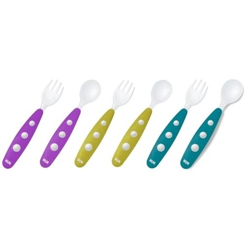 Nuk Easy Learning Εκπαιδευτικό Σετ 1 Κουτάλι & 1 Πιρούνι Mini Nuk Easy Learning Εκπαιδευτικό Σετ 1 Κουτάλι & 1 Πιρούνι Mini