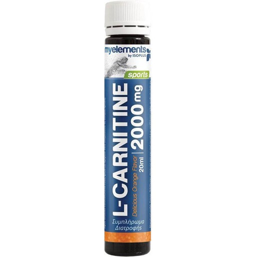 MyElements Sports L-carnitine 2000mg Liquid με Γεύση Πορτοκάλι 20ml MyElements Sports L-carnitine 2000mg Liquid με Γεύση Πορτοκάλι 20ml