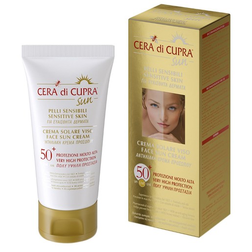 Cera Di Cupra Face Sun Cream Spf50+, 75ml