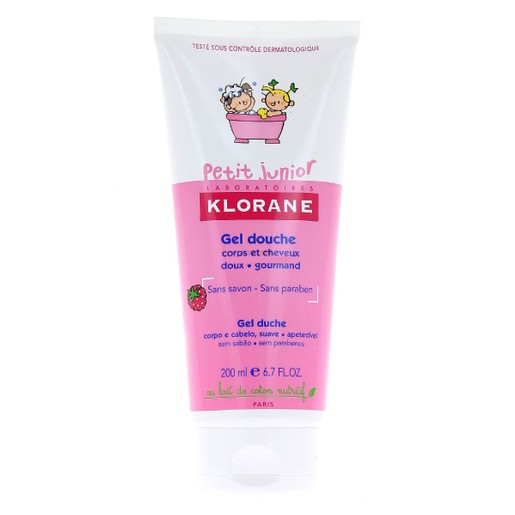Petit Junior Gel Douche Corps & Cheveux Parfum Framboise 200ml - Klorane Petit Junior Gel Douche Corps & Cheveux Parfum Framboise 200ml - Klorane