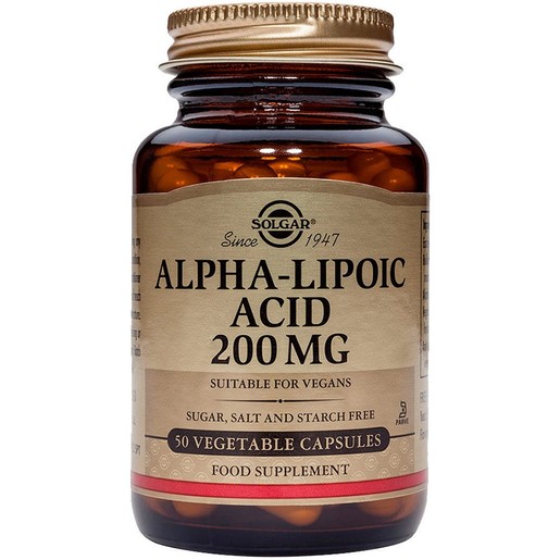 Solgar Alpha Lipoic Acid 200mg 50veg.caps
