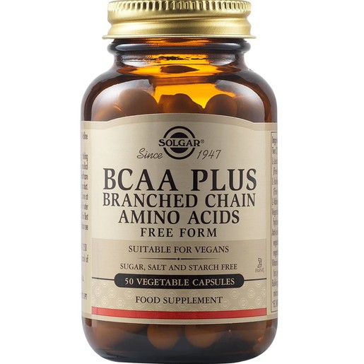 Solgar BCAA Plus Branched Chain Amino Acids 50veg.caps