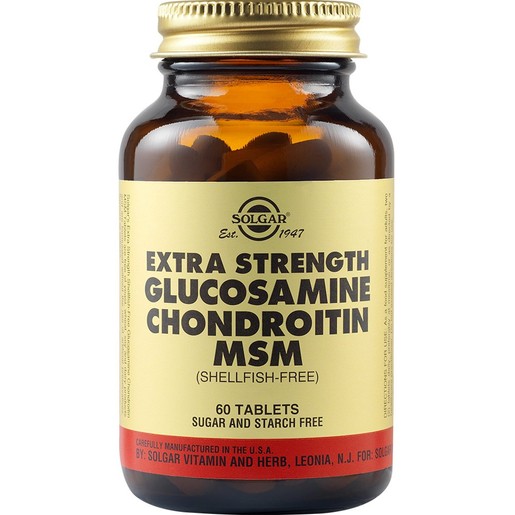 Solgar Extra Strength Glucosamine Chondroitin MSM 60tabs