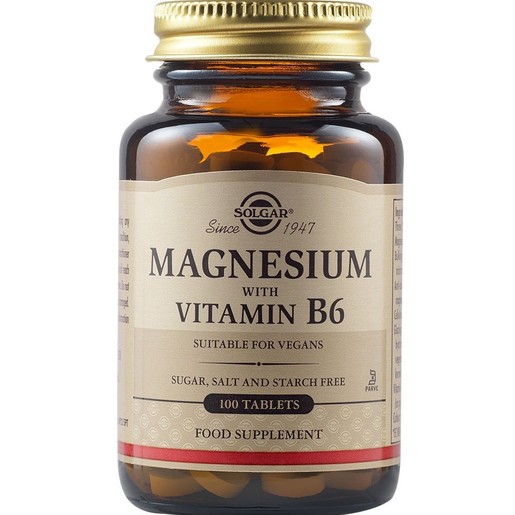 Solgar Magnesium with Vitamin Β6 100tabs