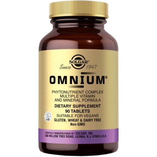 Solgar Omnium Multiple Vitamin & Mineral Formula 90tabs