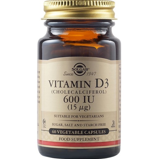 Solgar Vitamin D3 600IU 60veg.caps