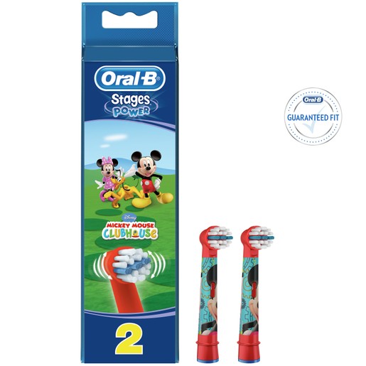 Oral-B Kids 3+ Years Mickey Extra Soft 2 Τεμάχια Oral-B Kids 3+ Years Mickey Extra Soft 2 Τεμάχια