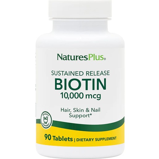 Natures Plus Biotin 10mg, 90tabs