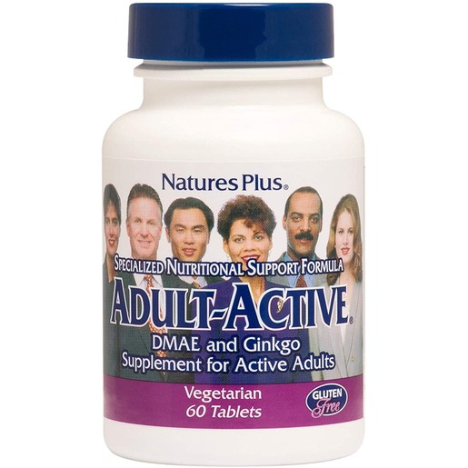 Natures Plus Adult Active Συμπλήρωμα Διατροφής Φόρμουλα για τη Βελτίωση των Νοητικών & Ψυχικών Λειτουργιών 60 tabs Natures Plus Adult Active Συμπλήρωμα Διατροφής Φόρμουλα για τη Βελτίωση των Νοητικών & Ψυχικών Λειτουργιών 60 tabs