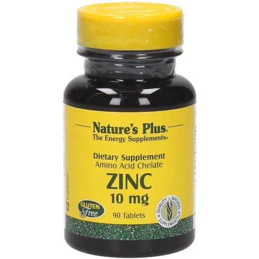 Natures Plus Zinc 10mg Συμπλήρωμα Διατροφής με Ψευδάργυρο 90tabs Natures Plus Zinc 10mg Συμπλήρωμα Διατροφής με Ψευδάργυρο 90tabs
