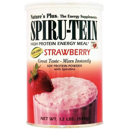 Natures Plus Spiru-Tein Shake 1,2lb Strawberry Συμπλήρωμα Διατροφής, Φόρμουλα Πλήρους Πρωτεΐνης σε Γεύση Φράουλα 544gr Natures Plus Spiru-Tein Shake 1,2lb Strawberry Συμπλήρωμα Διατροφής, Φόρμουλα Πλήρους Πρωτεΐνης σε Γεύση Φράουλα 544gr