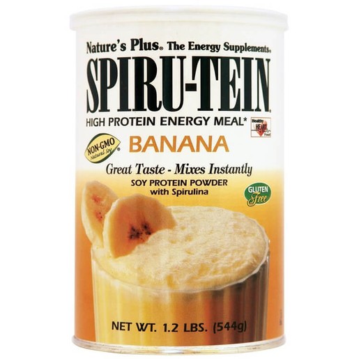 Nature\'s Plus Spiru-Tein Shake 1,2lb Banana Συμπλήρωμα Διατροφής, Φόρμουλα Πλήρους Πρωτεΐνης σε Γεύση Μπανάνα 544gr Nature\'s Plus Spiru-Tein Shake 1,2lb Banana Συμπλήρωμα Διατροφής, Φόρμουλα Πλήρους Πρωτεΐνης σε Γεύση Μπανάνα 544gr