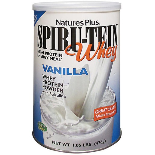 Natures Plus Spiru-Tein Whey Vanilla 1.05lb Συμπλήρωμα Διατροφής, Φόρμουλα Πλήρους Πρωτεΐνης σε Γεύση Βανίλια 476gr Natures Plus Spiru-Tein Whey Vanilla 1.05lb Συμπλήρωμα Διατροφής, Φόρμουλα Πλήρους Πρωτεΐνης σε Γεύση Βανίλια 476gr