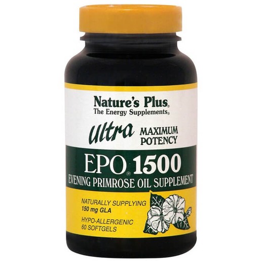 Nature\'s Plus Ultra Epo 1500mg Συμπλήρωμα Διατροφής, Ιδανικό στο Καρδιαγγειακό και το Νευρικό Σύστημα 60Softgels Nature\'s Plus Ultra Epo 1500mg Συμπλήρωμα Διατροφής, Ιδανικό στο Καρδιαγγειακό και το Νευρικό Σύστημα 60Softgels