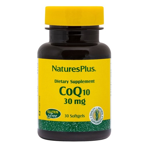 Natures Plus Coenzyme Q10 30mg Συμπλήρωμα Διατροφής Κατάλληλο για Παραγωγή Ενέργειας & για Καρδιαγγειακές Παθήσεις 30softgels Natures Plus Coenzyme Q10 30mg Συμπλήρωμα Διατροφής Κατάλληλο για Παραγωγή Ενέργειας & για Καρδιαγγειακές Παθήσεις 30softgels