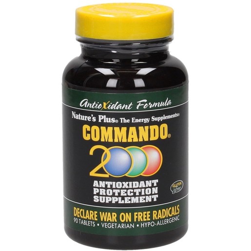 Nature\'s Plus Commando 2000 Συμπλήρωμα Διατροφής με Ισχυρή Αντιοξειδωτική Προστασία 90tabs Nature\'s Plus Commando 2000 Συμπλήρωμα Διατροφής με Ισχυρή Αντιοξειδωτική Προστασία 90tabs