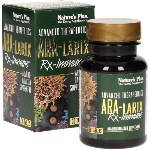Natures Plus Ara Larix Συμπλήρωμα Διατροφής για την Ενίσχυση του Ανοσοποιητικού Συστήματος & Πηγή Φυτικών Ινών 30tabs