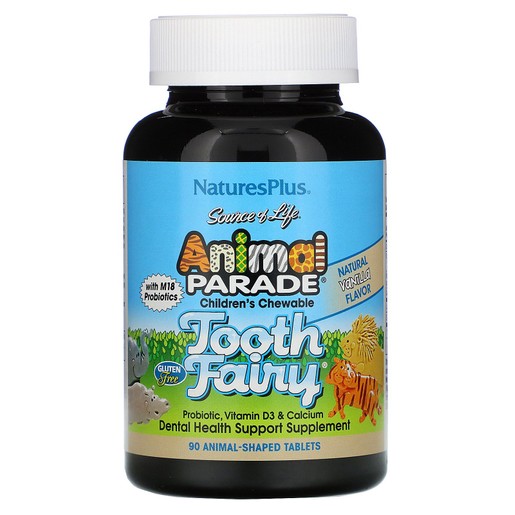 Nature\'s Plus Animal Tooth Fairy Συμπλήρωμα Διατροφής για την Ενίσχυση των Δοντιών & Οστών με Γεύση Βανίλια 90 Μασώμενα Ζωάκια Nature\'s Plus Animal Tooth Fairy Συμπλήρωμα Διατροφής για την Ενίσχυση των Δοντιών & Οστών με Γεύση Βανίλια 90 Μασώμενα Ζωάκια