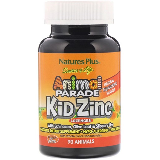 Natures Plus Animal Parade KidZinc Tangerine Flavor 90 Παστίλιες Natures Plus Animal Parade KidZinc Tangerine Flavor 90 Παστίλιες