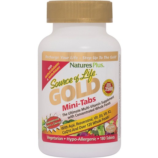 Natures Plus Source Of Life Gold 180mini.tabs