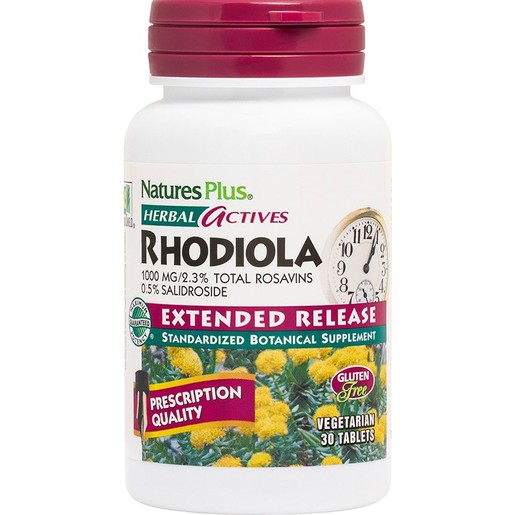 Natures Plus Rhodiola 1000mg, 30tabs